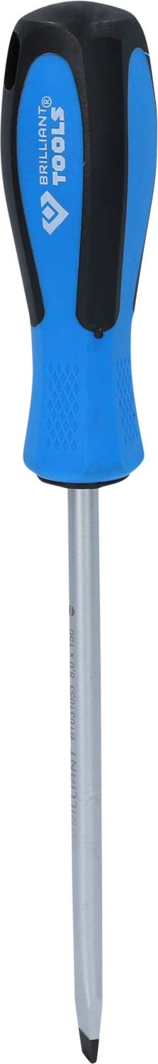 Brilliant Tools BT031053 Werkplaats Platte schroevendraaier Kopbreedte: 8.0 mm Koplengte: 150 mm afbeelding