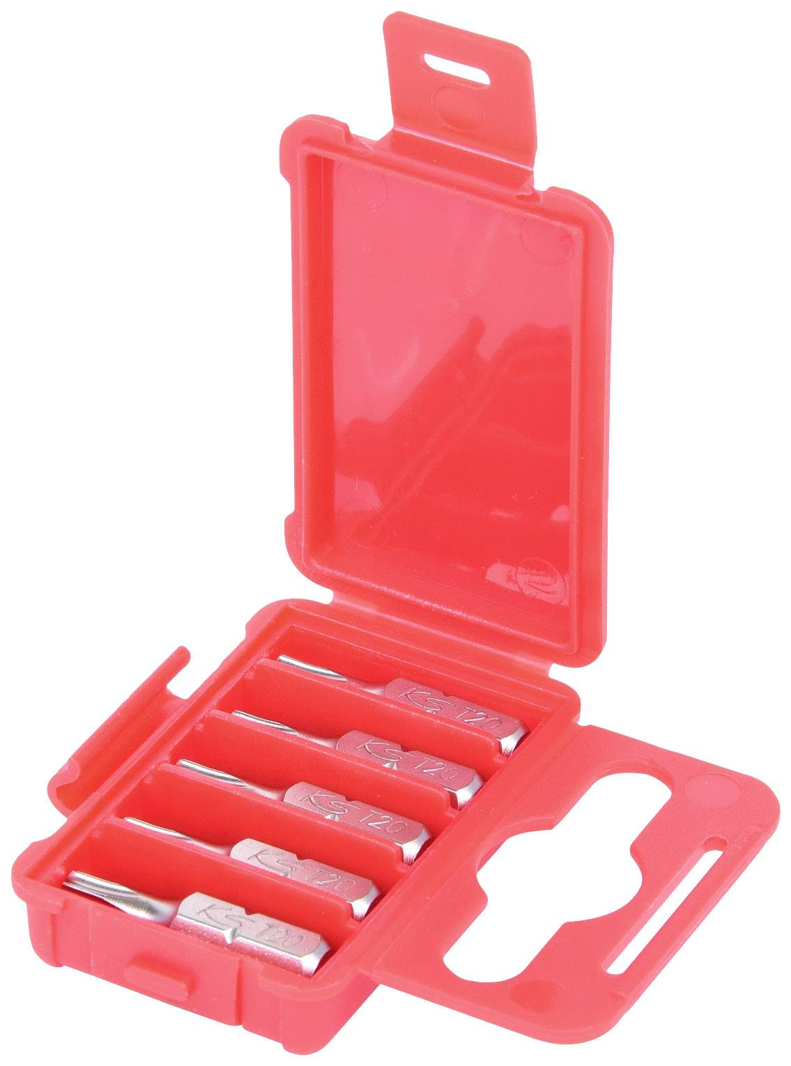 KS Tools 911.2319 9112319 Inserto Torx T 20 Acciaio speciale nichelato C 6.3 5 pz.