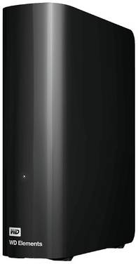 Western Digital Elements Desktop 3.0, Elements, 14 TB, externý pevný disk 8,9 cm (3,5") , USB 3.2 (Gen 1x1), čierna, WDBWLG0140HBK-EESN