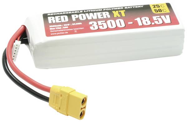 Red Power 15430 akupack Li-Pol, 18.5 V, 3500 mAh, články 5, 25 C, SoftCase, XT90