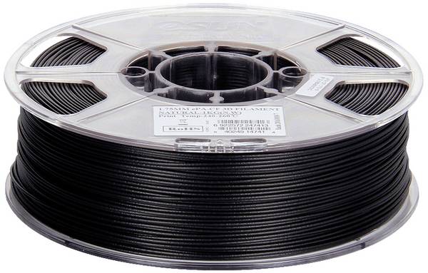 ESUN ePA-CF  vlákno pre 3D tlačiarne PLA plast  Žiaruvzdorné, Vysoká tuhosť, Vysoká pevnosť v ťahu 1.75 mm 1 kg karbón, matná