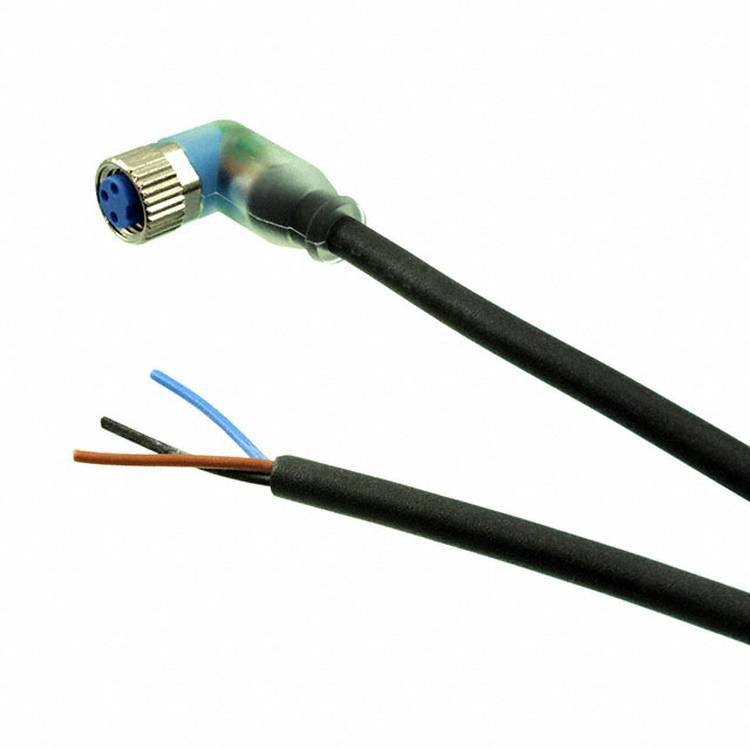TE Connectivity upravený zástrčkový konektor pre senzory - aktory, 1-2273012-4, 1 ks-0