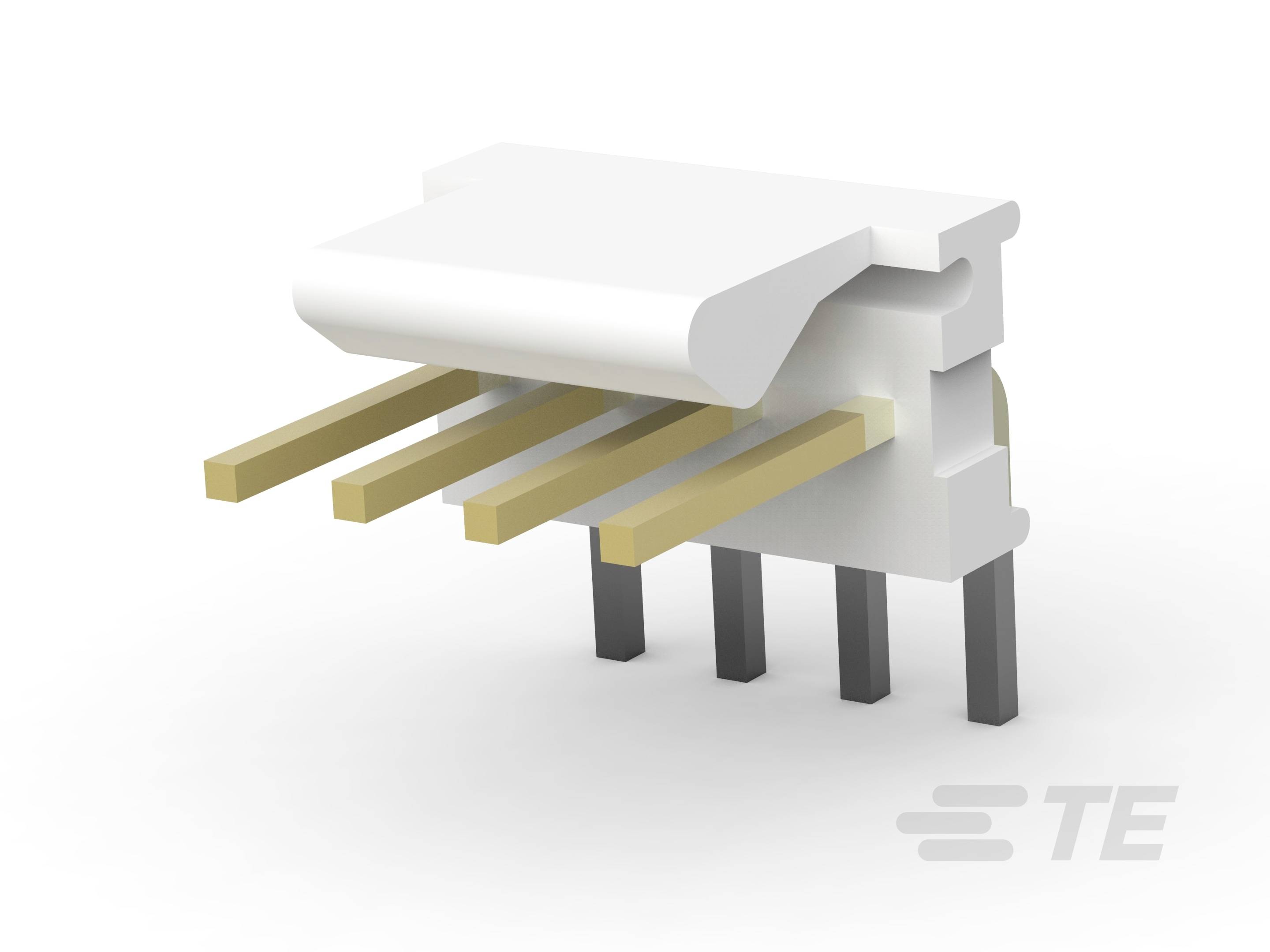 TE Connectivity Female behuizing (board) 3-641216-4 1 stuk(s) Package
