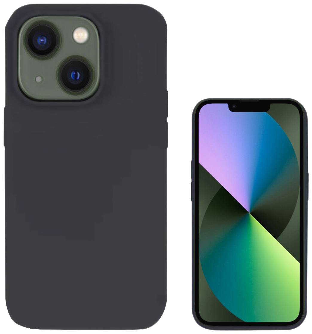 4Smarts Liquid Cupertino UltiMag Backcover Apple iPhone 14 Zwart Inductieve lading afbeelding