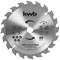 Pílový kotúč od kwb Germany GmbH, priemer 160 mm, šírka rezu 2,4 mm, otvor 16 mm, počet zubov 20, na drevo a ďalšie materiály.