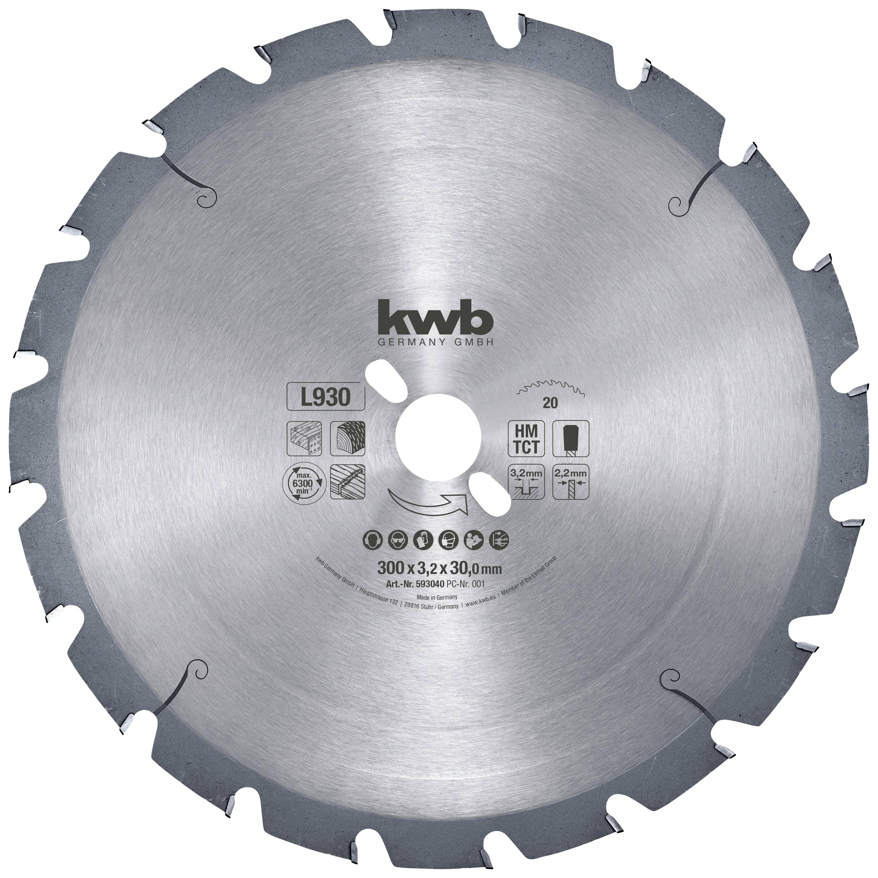kwb 593040 pílový kotúč 300 x 30 mm 1 ks