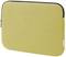 Žltá taška na notebook z mäkkého materiálu so zipsom v hornej časti, s jednoduchým dizajnom, určená na ochranu notebooku.