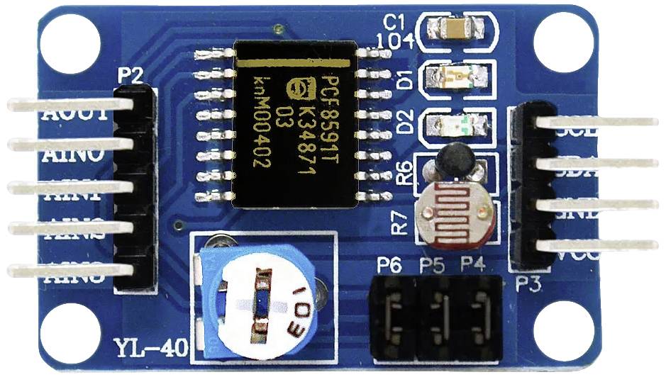 Iduino ME702 Analoog-digitaalomzetter RS232 ME702 afbeelding