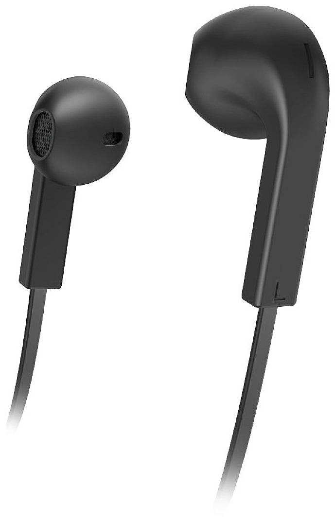 Hama Écouteurs intra-auriculaires filaire Stereo noir volume réglable Hi-Fi