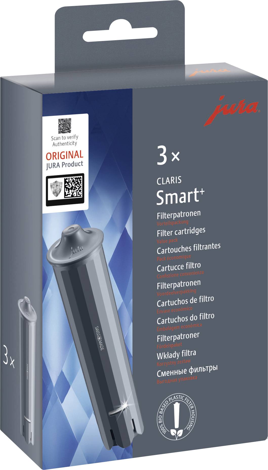 jura 24233 CLARIS Smart + Cartuccia filtro 3 pz.
