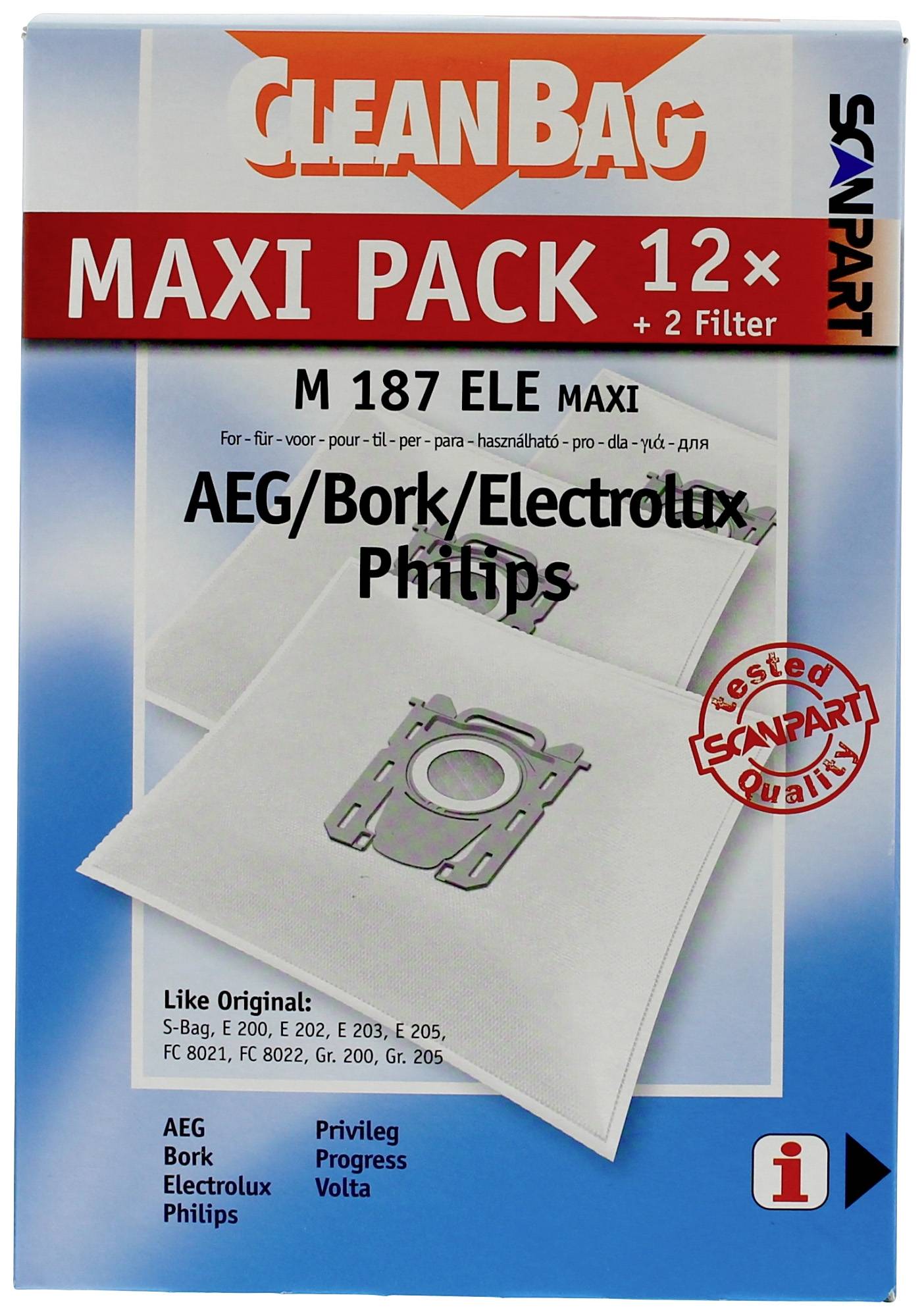 ScanPart Maxipack kompatibel mit S-Bag 2687441187