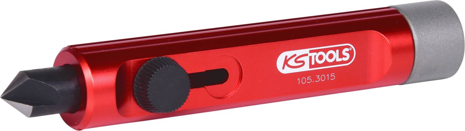 KS Tools 105.3015 Sbavatore per tubi interno ed esterno, per Ø4-14mm