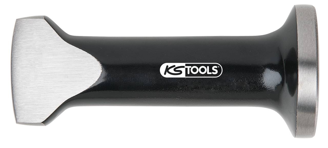 Čierny montážny kladivový klinový nástroj s kovovými koncami, po stranách s nápisom 'KS Tools'.