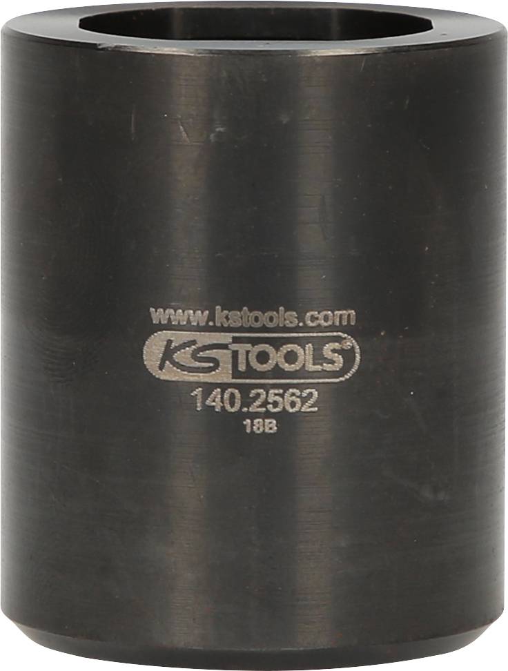 Valcovitý nástroj s nápisom 'www.kstools.com', 'KS TOOLS' a '140.2562' na povrchu.