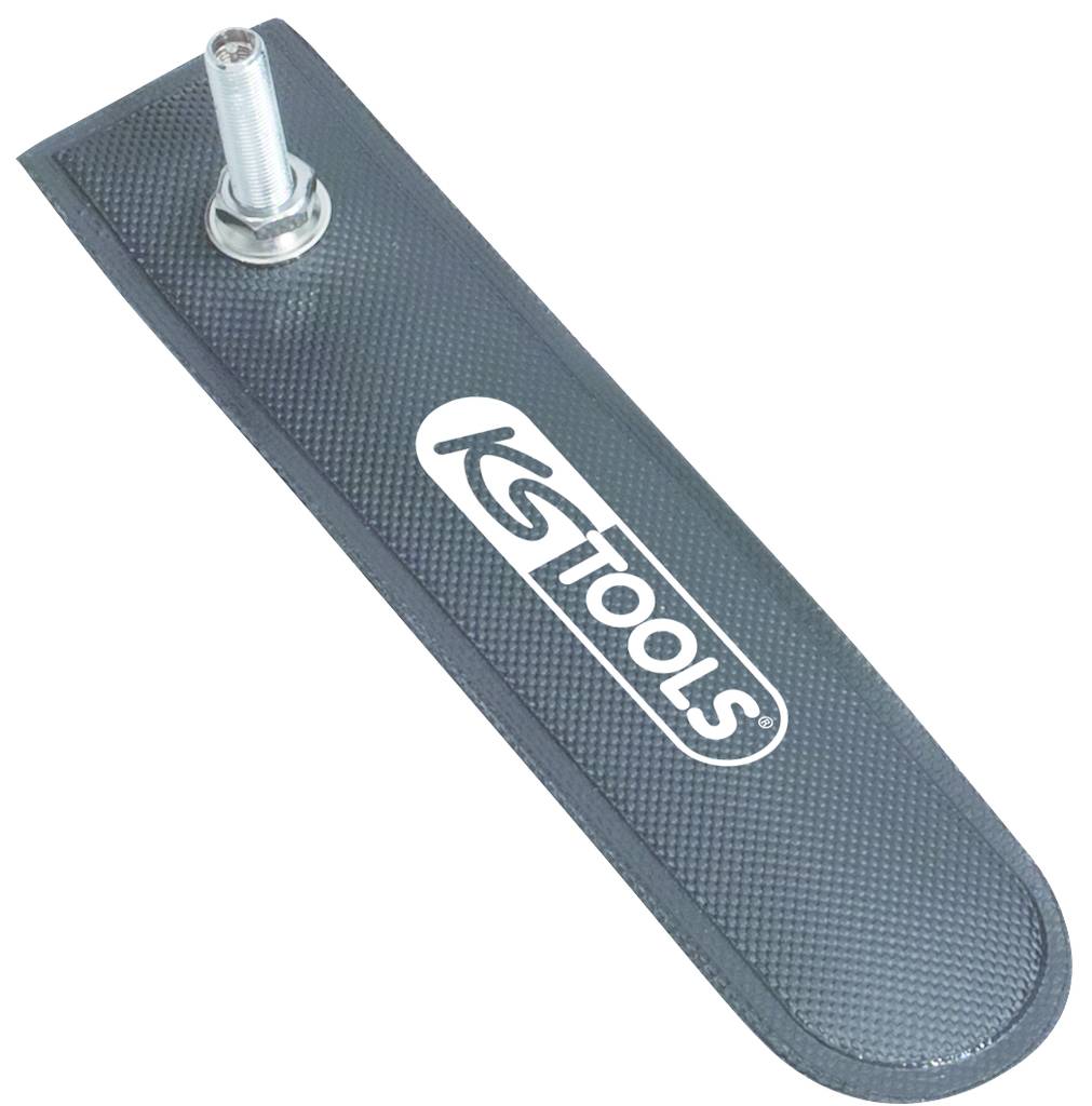 Sivý plastový chránič KS Tools s kovovým skrutkovým spojem. Používa sa na ochranu pred nárazmi počas práce.