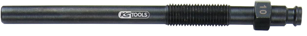 Čierny nástavec na náradie so závitom od firmy 'KS Tools' s vyGravírovaným číslom '10'.
