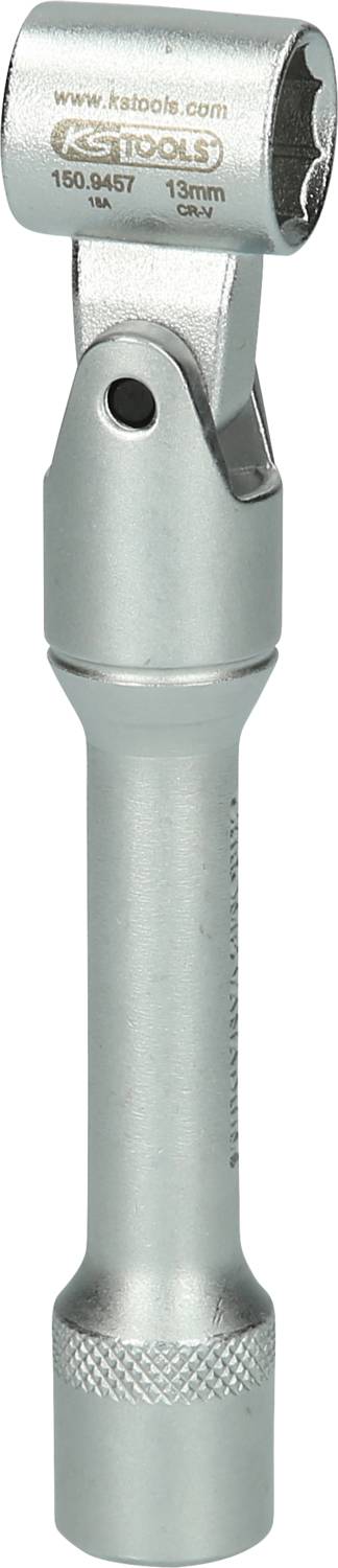 Strieborný kĺbový nástrčný kľúč, 13 mm, od KS Tools, katalógové číslo 150.9457.