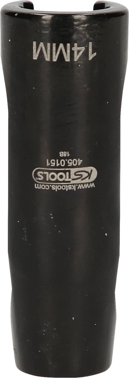 Čierna skrutka s nápisom '14MM' a 'KS Tools'.