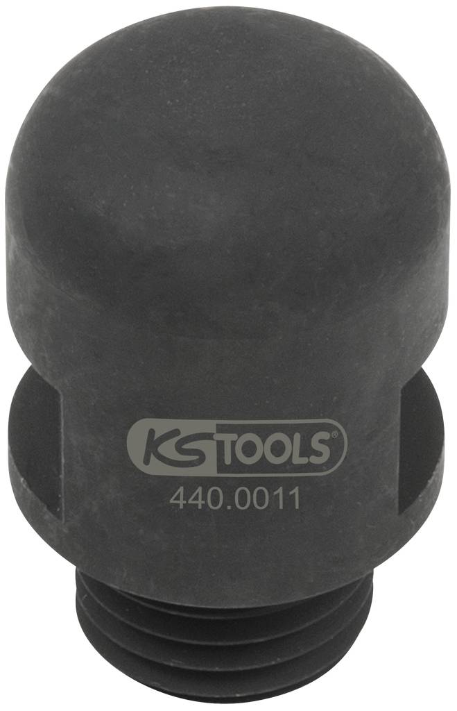 Čierny ochranný kryt s označením 'KS TOOLS 440.0011', ktorý chráni náradie pred poškodením a predlžuje jeho životnosť.