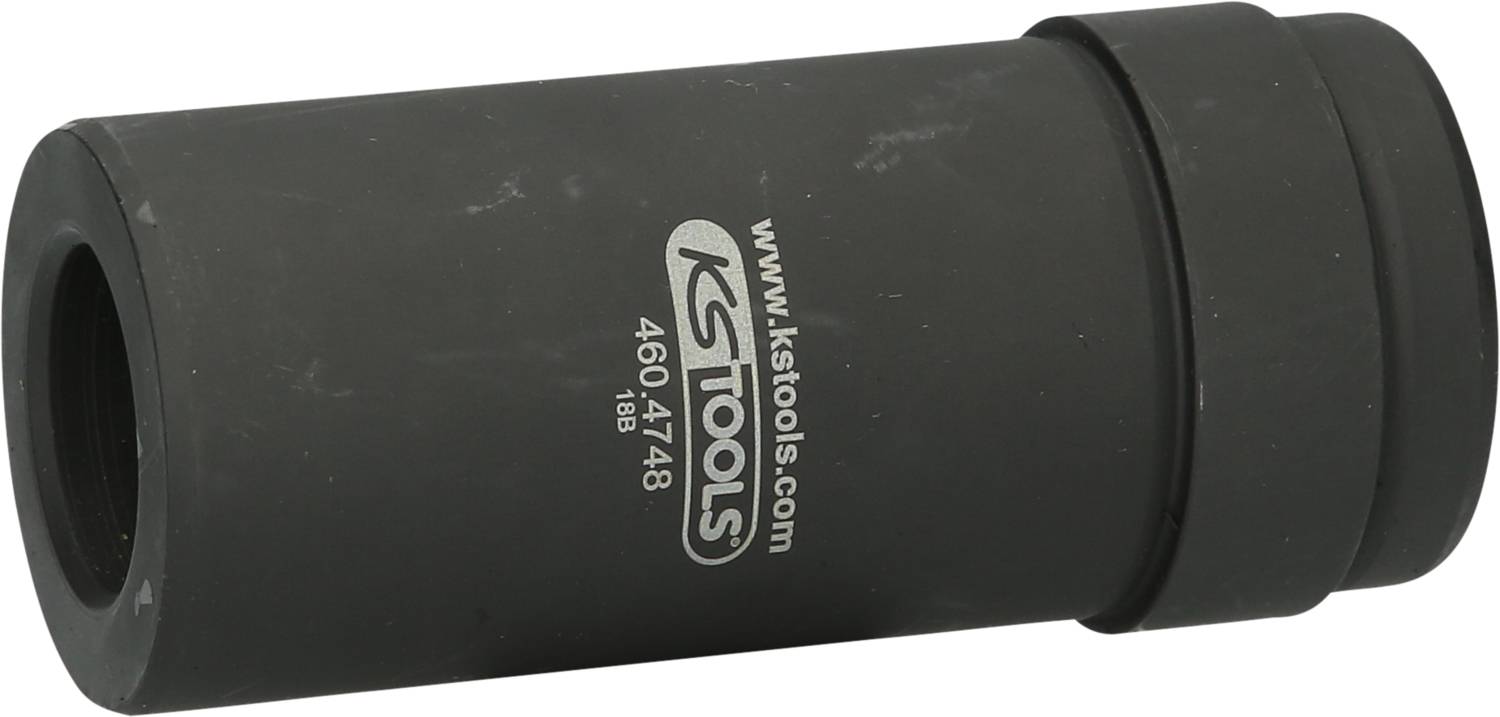 Valcový, čierny kolík s nápisom 'www.kstools.com 460.4748'. Vhodný pre mechanické aplikácie.