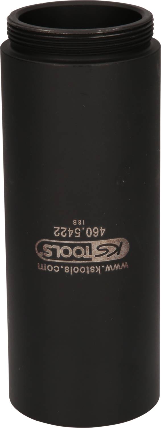 Čierna valcovitá matka výfuku od KS Tools, modelové číslo 460.5442.