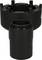 Čierne valcovité kovové zariadenie s viacerými zubami na vrchu, pravdepodobne adaptér alebo nadstavec pre technické vybavenie.