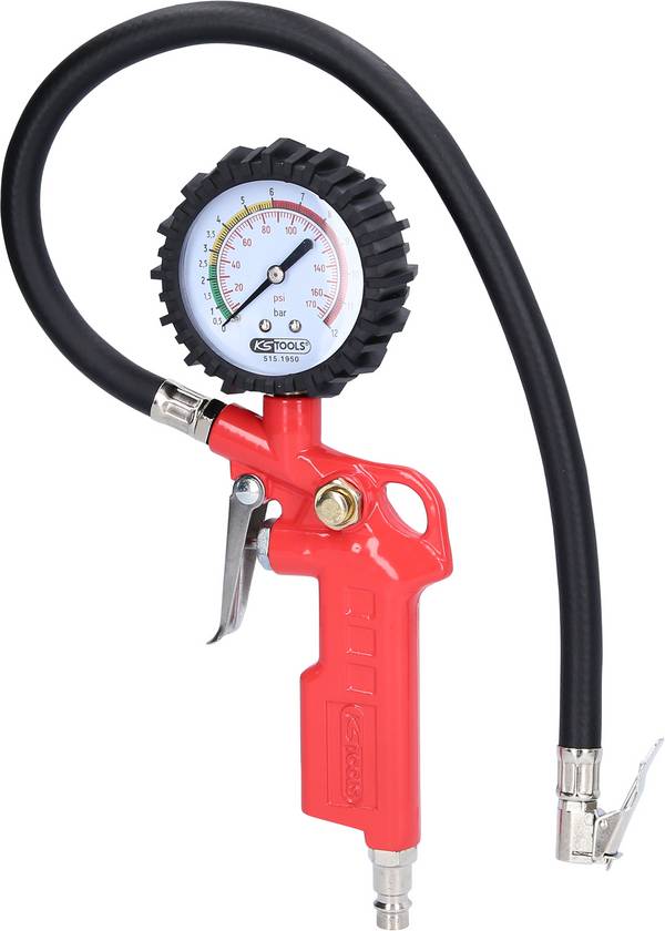 KS Tools 515.1950 Merač hustenia pneumatík na stlačený vzduch, 0-11bar