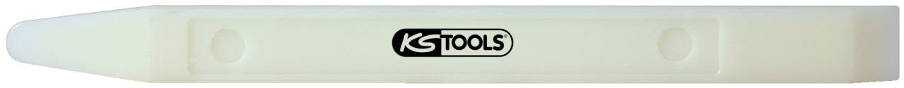 Biely plastový klin s nápisom 'KS TOOLS' uprostred.