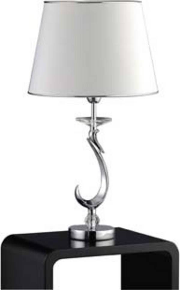 Brumberg 50808020 50808020 LED stolná lampa žiarovka E27 60 W  chróm