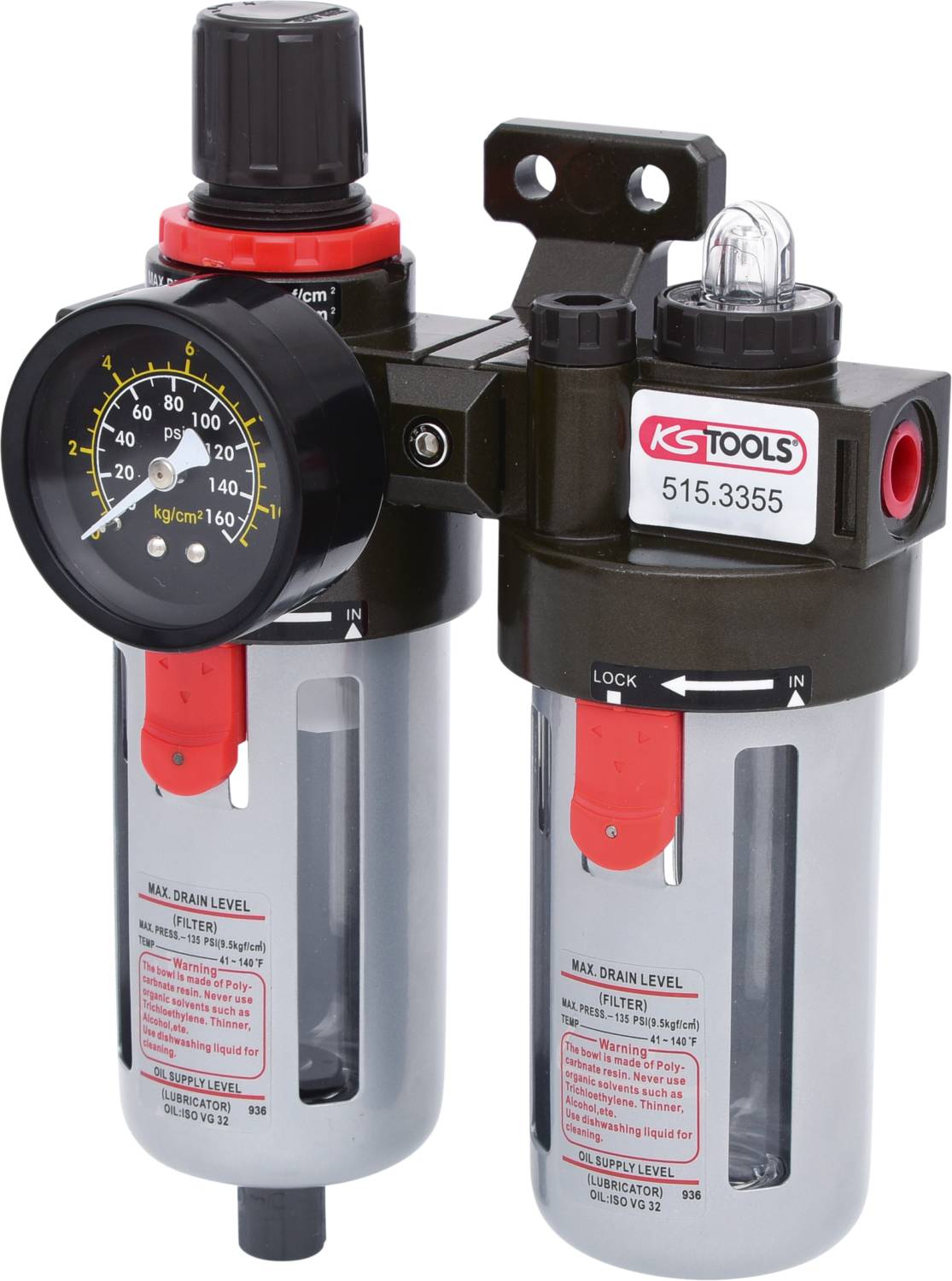 KS Tools 515.3355 Unità di manutenzione per aria compressa