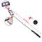 Teleskopické zrkadlo s LED svetlom, nastaviteľné od 285 do 875 mm, s otočnou hlavou a protišmykovou rukoväťou. Ideálne pre ťažko dostupné priestory.