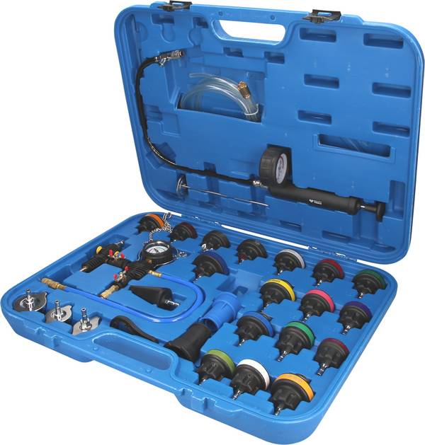 Brilliant Tools BT521150 Súprava na diagnostiku hlavného chladiaceho systému, 28 ks