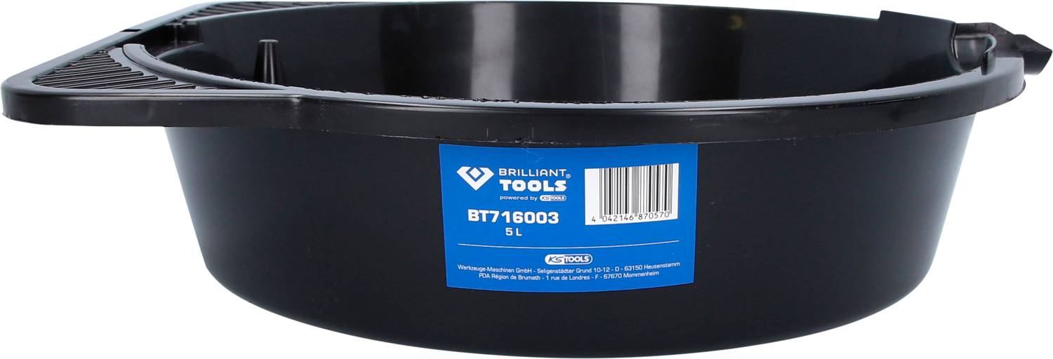 Brilliant Tools BT716003 Olieopvangbak / multifunctionele bak, 5 liter afbeelding