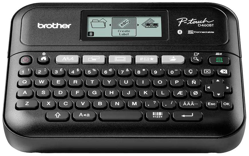 Brother PTD460BTVPRG1 Etichettatrice Adatto per nastro: TZe 3.5 mm, 6 mm, 9 mm, 12 mm, 18 mm