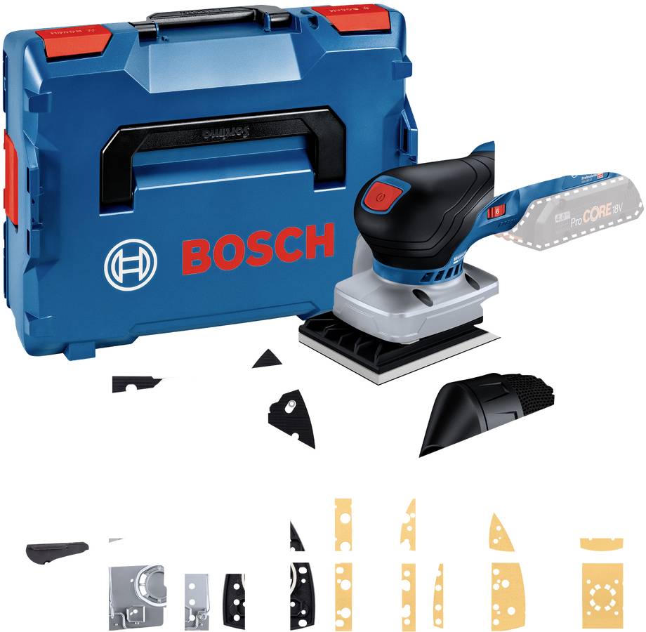 Bosch Professional GSS 18V-13 06019L0101 Slipmaskin batteridriven exkl. batteri/laddare, Utan laddare 18 V 80 x 130 mm Antal batterier som ingår 0