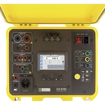 Chauvin Arnoux CA 6163 strojový tester, Norma VDE 0113, 0413, 0600, 0660, P01145831