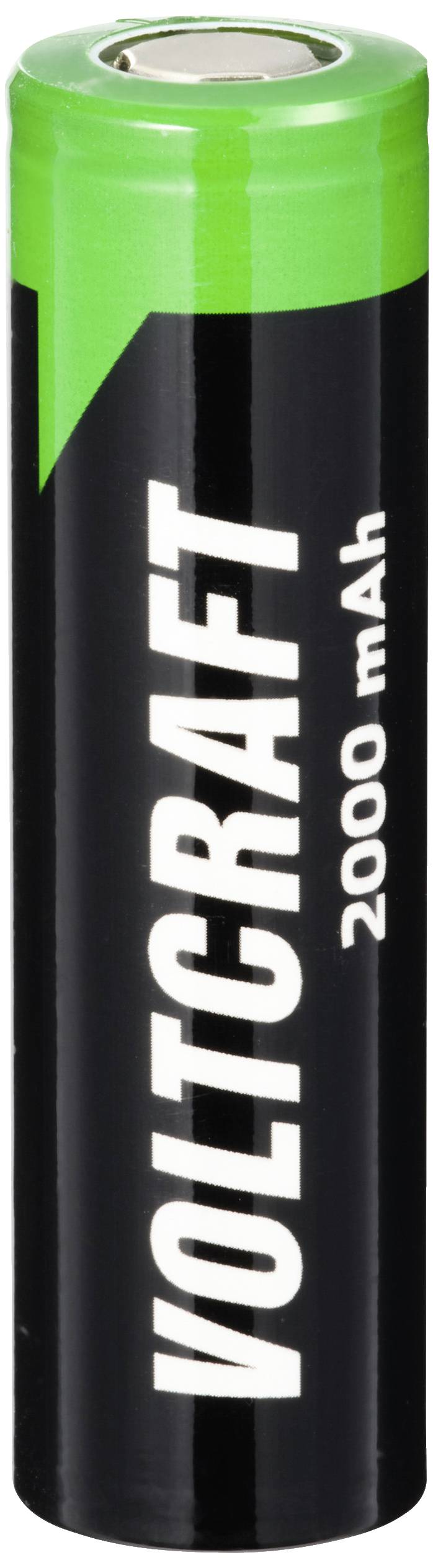 VOLTCRAFT VC-Li 3,7-2000 Batteria ricaricabile speciale 18650 Flat Top Li-Ion 3.7 V 2000 mAh