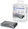 USB 3.0 hub so 4 portami od LogiLink v hliníkovom dizajne. Balenie zobrazuje obrázok produktu, spomína napájací zdroj, vyvinutý v Nemecku.