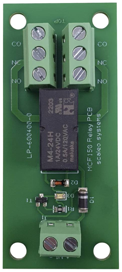 scaleo systems Relaisprintplaat 1 stuk(s) VV-600400-0-C 2x wisselcontact 24 V/DC afbeelding