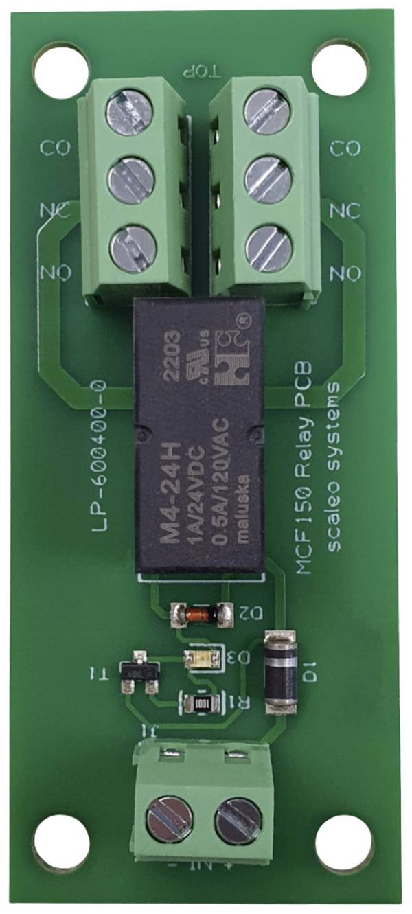 scaleo systems doska s relé 1 ks VV-600400-0-C 2 prepínacie 24 V/DC