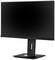 Čierny počítačový monitor značky ViewSonic so štvorcovou základňou. Monitor je vypnutý a nezobrazuje žiadny obsah.