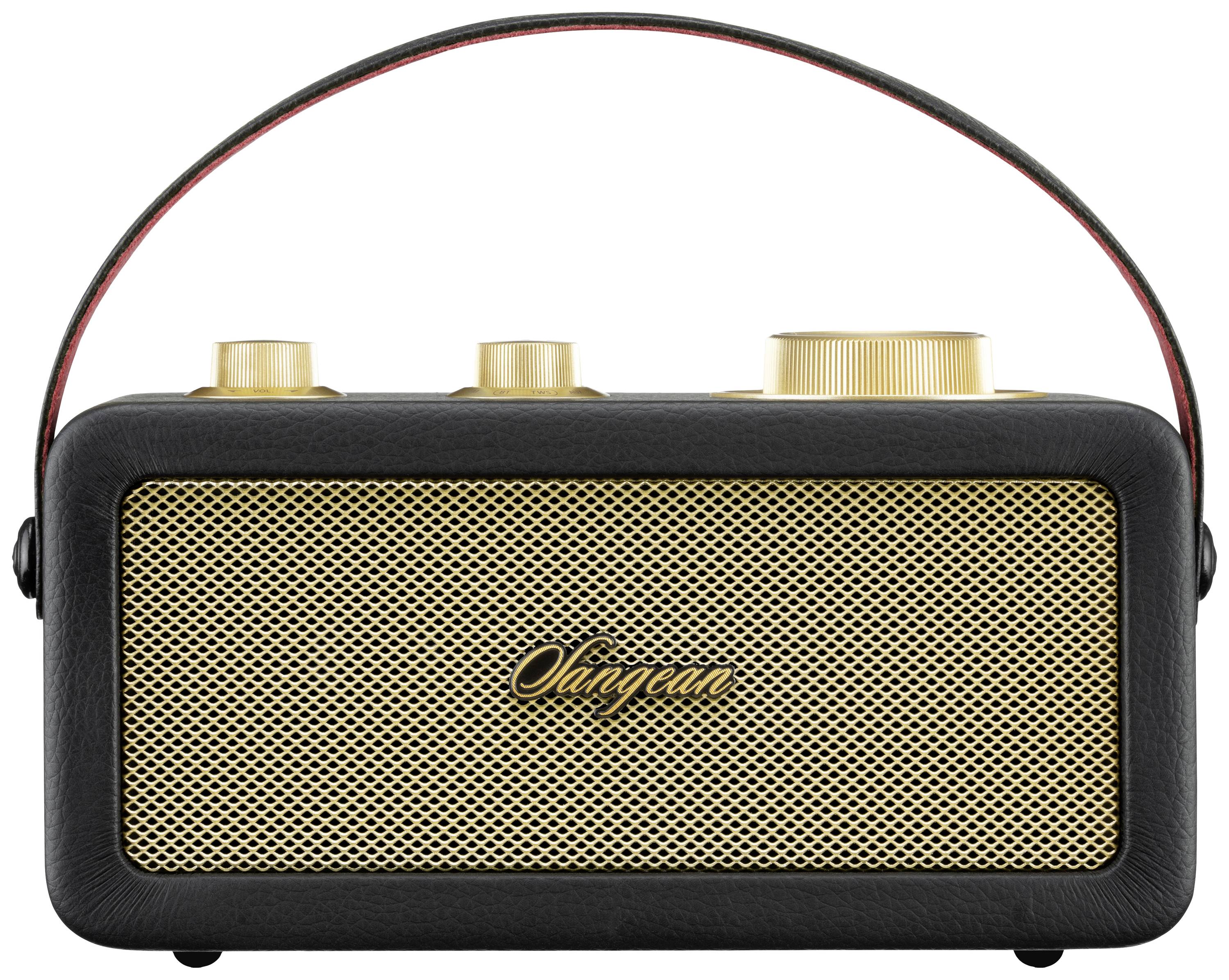 Sangean RA-101 A500522 Akumulátorové rádio, FM, Bluetooth, AUX, možné znovu nabíjať, čierna, zlatá-2