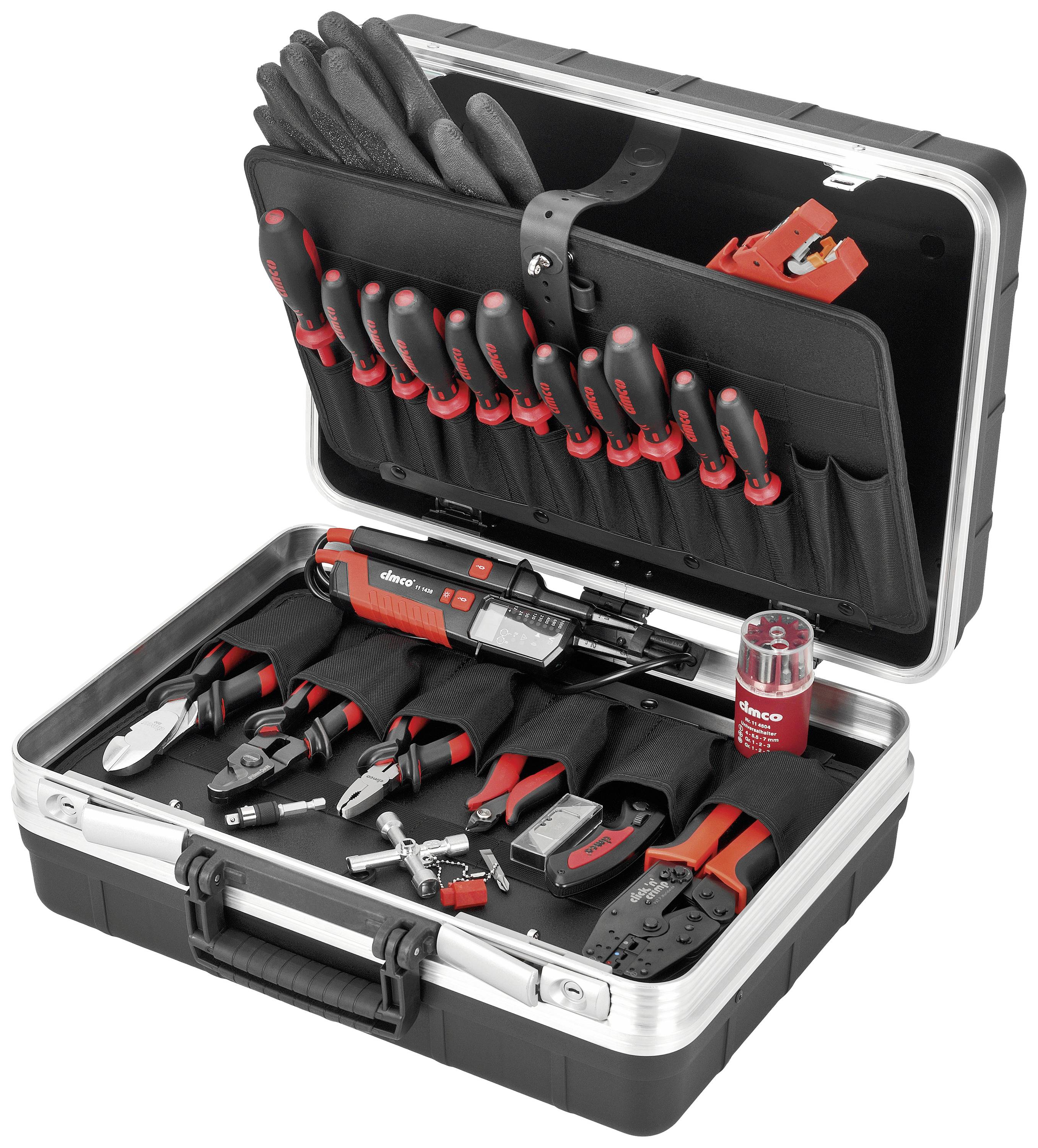 Cimco 170531 Verktygsväska med utrustning 24 delar (L x B x H) 395 x 455 x 205 mm