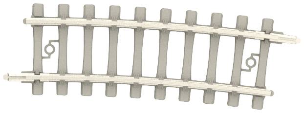 MiniTrix N  rails T14513 Betonnen dwarsliggers, Gebogen 7.5 &deg; 10 stuk(s)