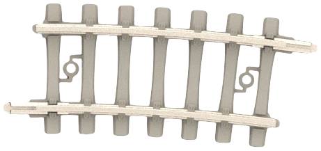 MiniTrix N  rails T14526 Betonnen dwarsliggers, Gebogen 7.5 &deg; 10 stuk(s)