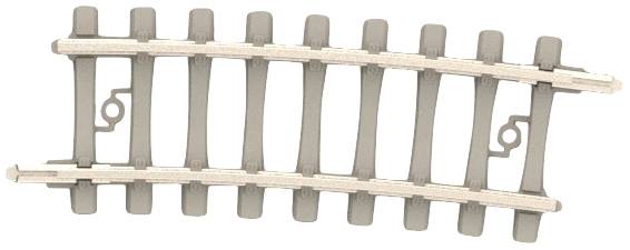MiniTrix N  rails T14529 Betonnen dwarsliggers, Gebogen 7.5 &deg; 10 stuk(s)