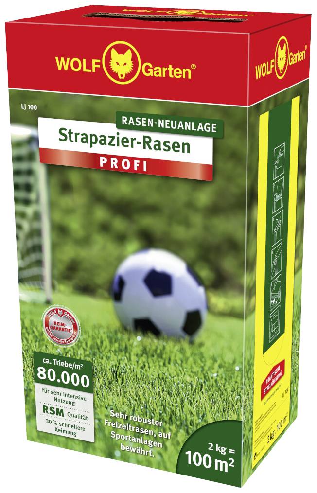 WOLF-Garten 3821040 Semi di erba Loretta per circa 100 mq 1 pz.