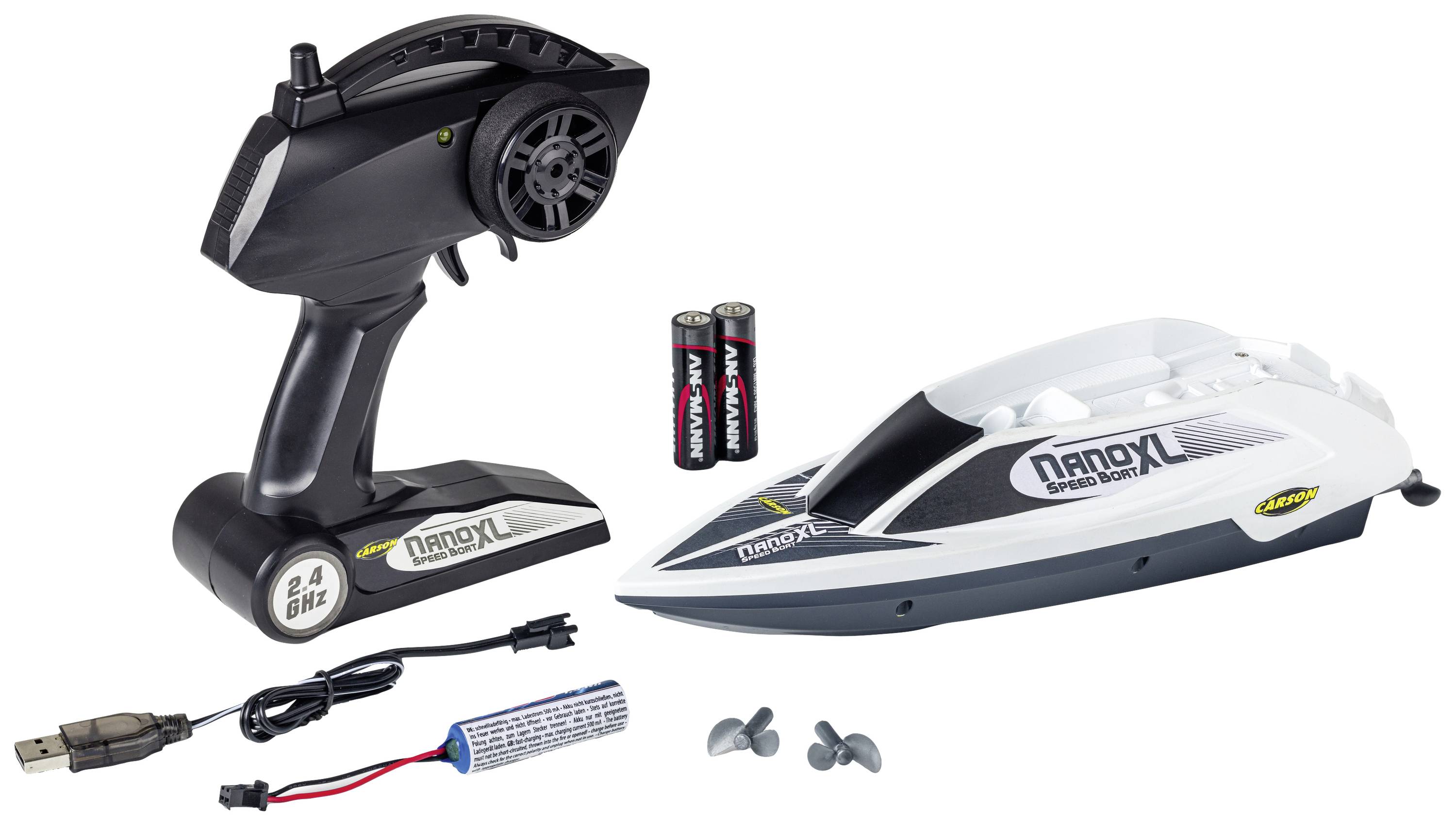 Motoscafo modello Carson Modellsport Speed Boat Nano XL 100% RtR 270 mm