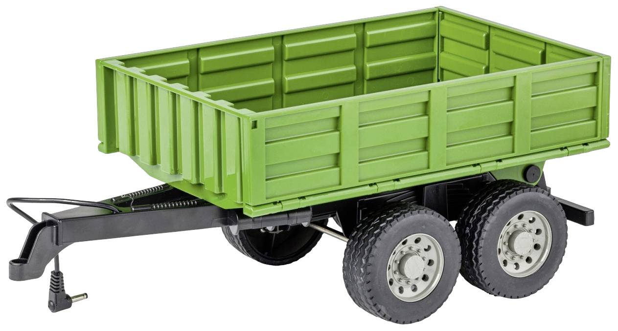 Carson Modellsport 1:16 Anhänger für RC Traktor grün 1:16 Rimorchi