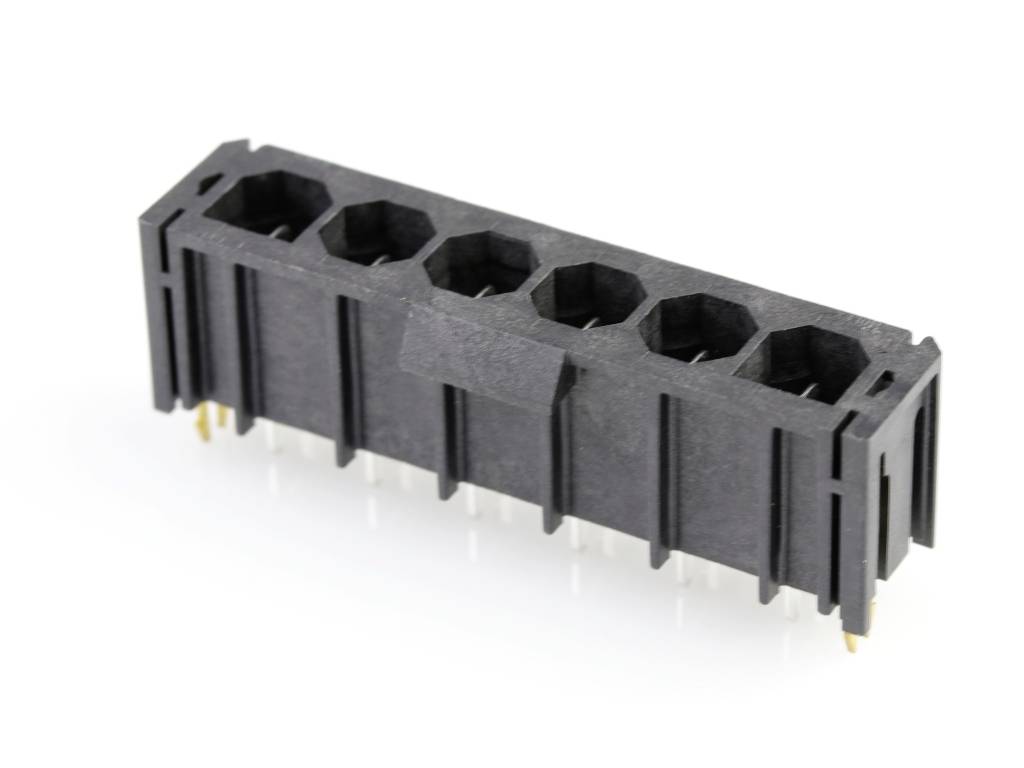 Molex 431602106 Male header, inbouw (standaard) Totaal aantal polen: 6 Inhoud: 1 stuk(s) Tray